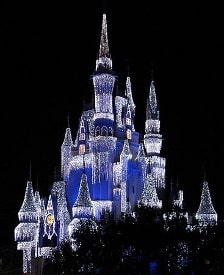 Cinderella Castle Lights by Benjamin D. Esham