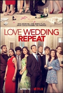 love wedding repeat small poster