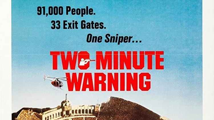 two minute warning poster