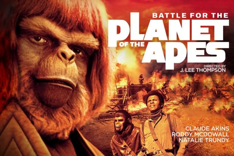battle for the planet of the apes poster