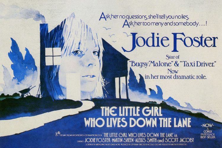little girl who lives down the lane poster