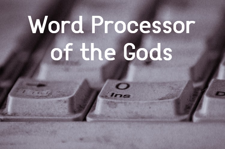 word processor of the gods poster