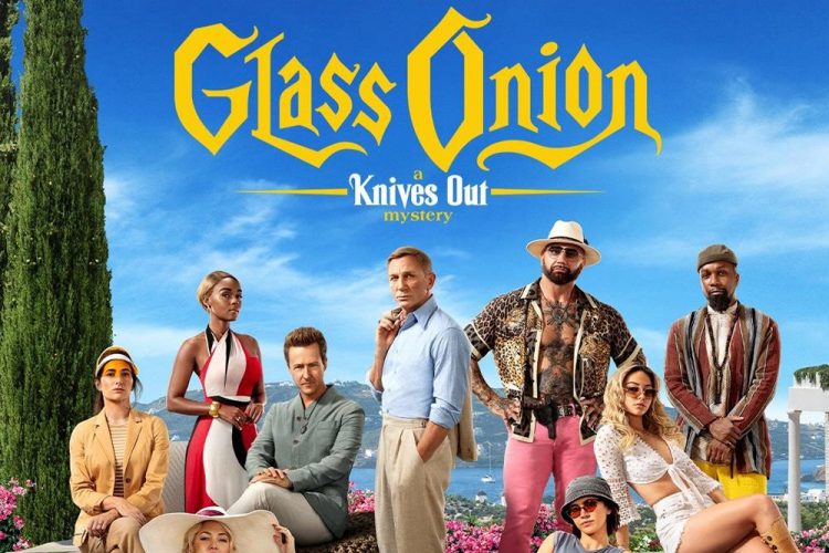 glass onion poster