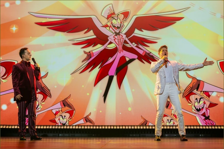 Hazbin Hotel cast live on Broadway
