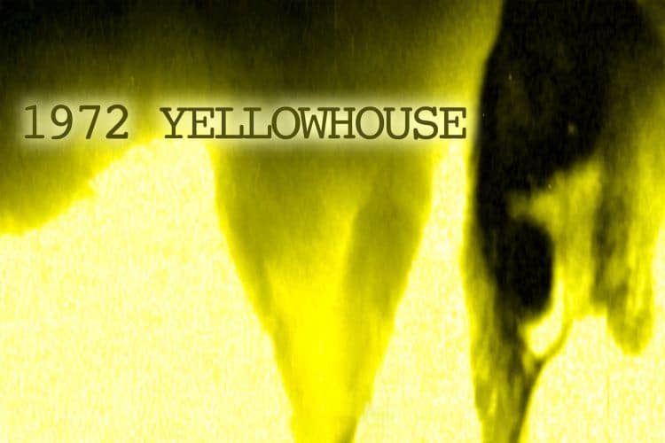 1972 yellow house poster