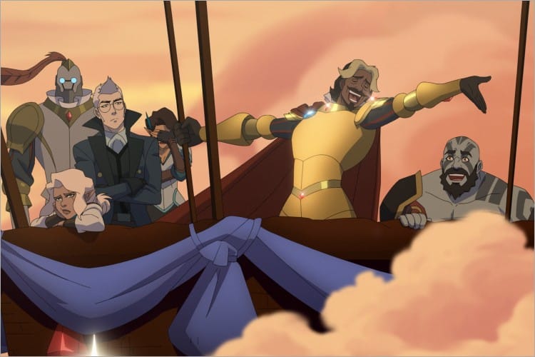 Promo image for the Legend of vox machina season four